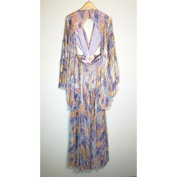 NEW Raisa Vanessa Pleated Chiffon Cut Out Jumpsuit Size FR 36 US 4/6 Small $1800 - Picture 7 of 11